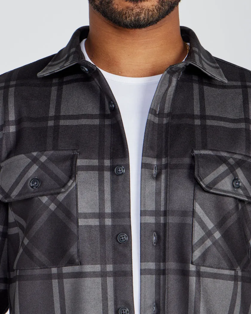 Plaid Coastal Overshirt (Size S)