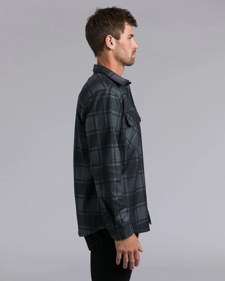 Plaid Coastal Overshirt (Size S)