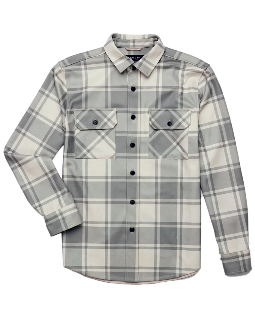 Plaid Coastal Overshirt (Size S)