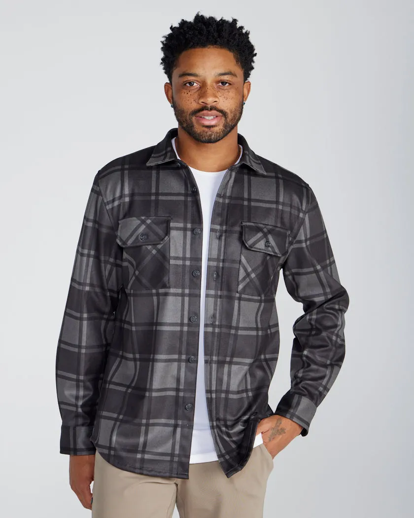 Plaid Coastal Overshirt (Size XXL)