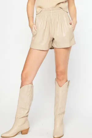 "Can't Ignore" Shorts (Cream)