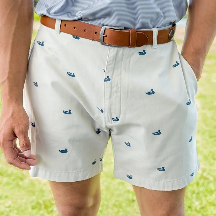 Regatta Short with Printed Ducks - 6in. Flat