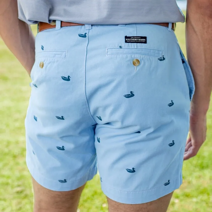 Regatta Short with Printed Ducks - 6in. Flat