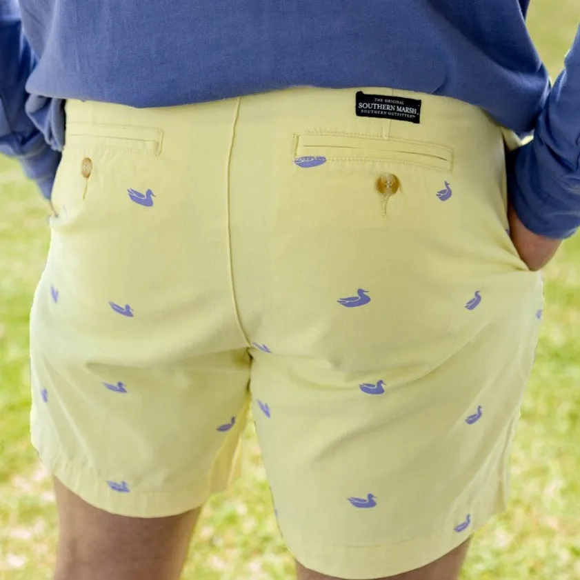 Regatta Short with Printed Ducks - 6in. Flat