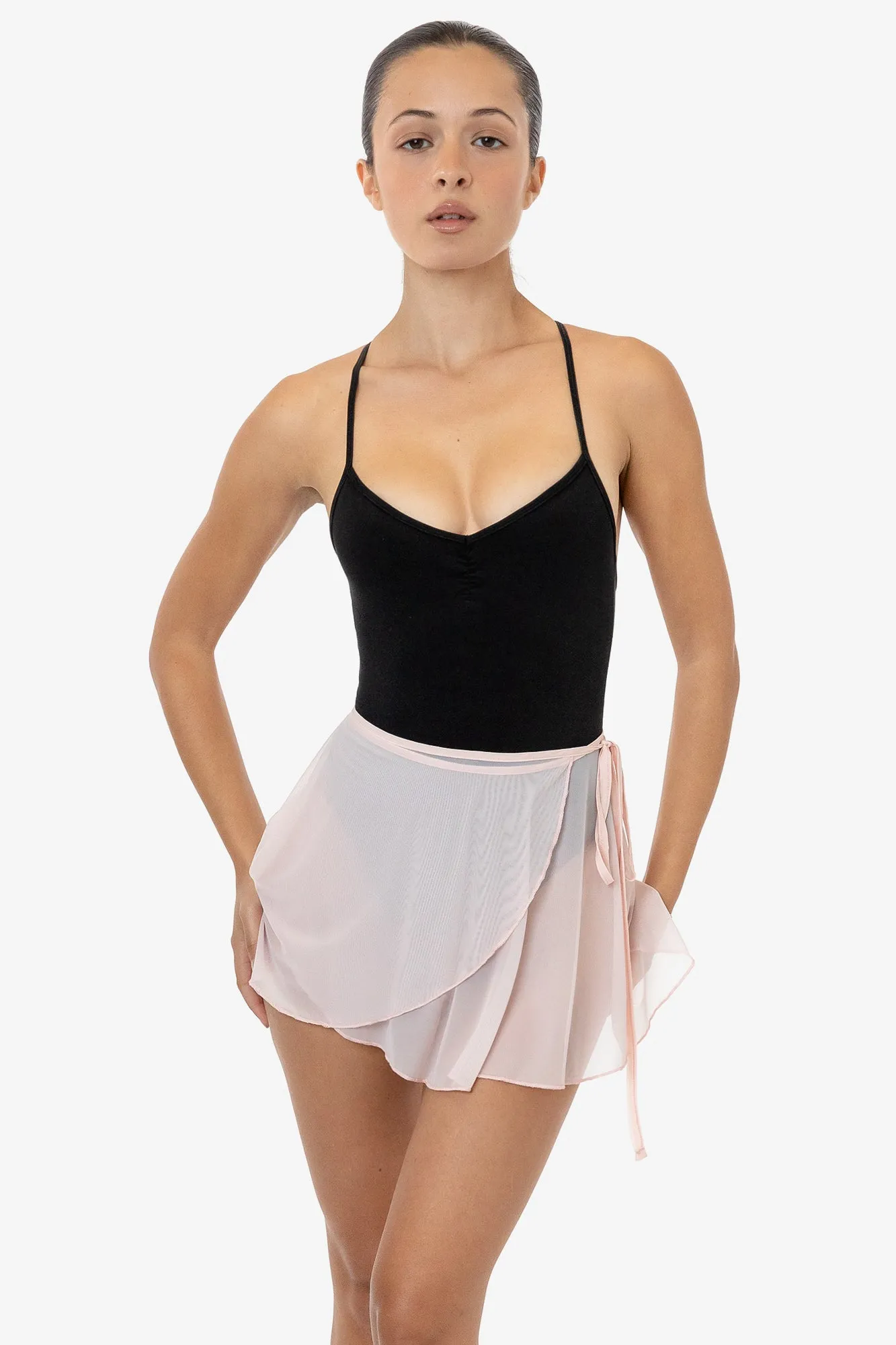 RNS300 - Micro Mesh Ballet Wrap Skirt