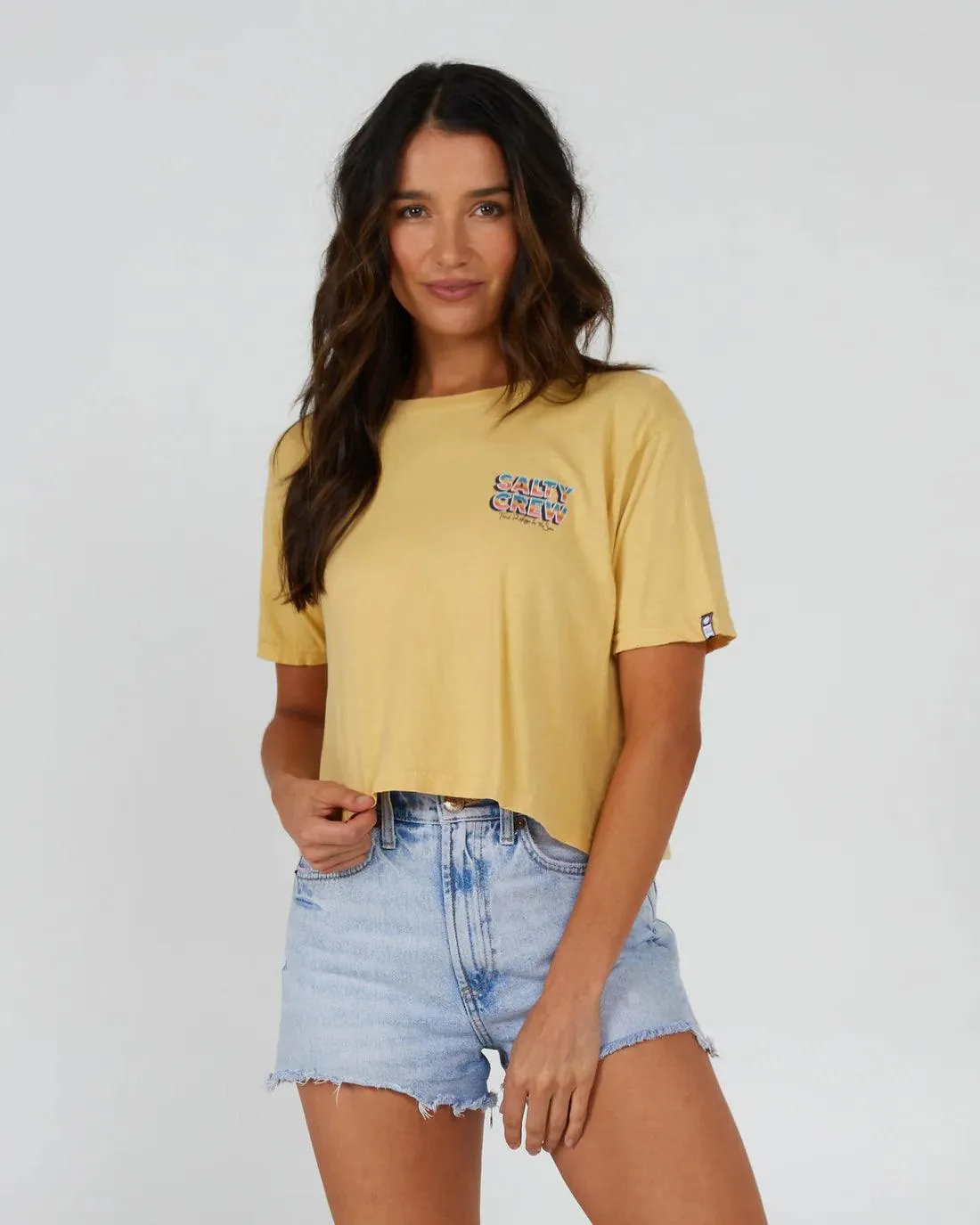 Salty Crew Women's Summertime Crop Tee