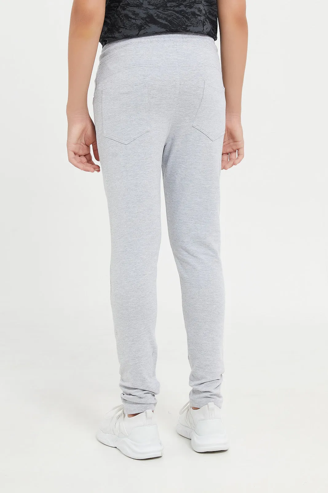 Senior Boys Grey Lounge Active Pants