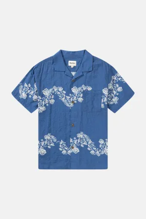 Shoreline Ss Shirt Vintage Blue