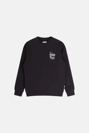 Siesta Fleece Crew Black