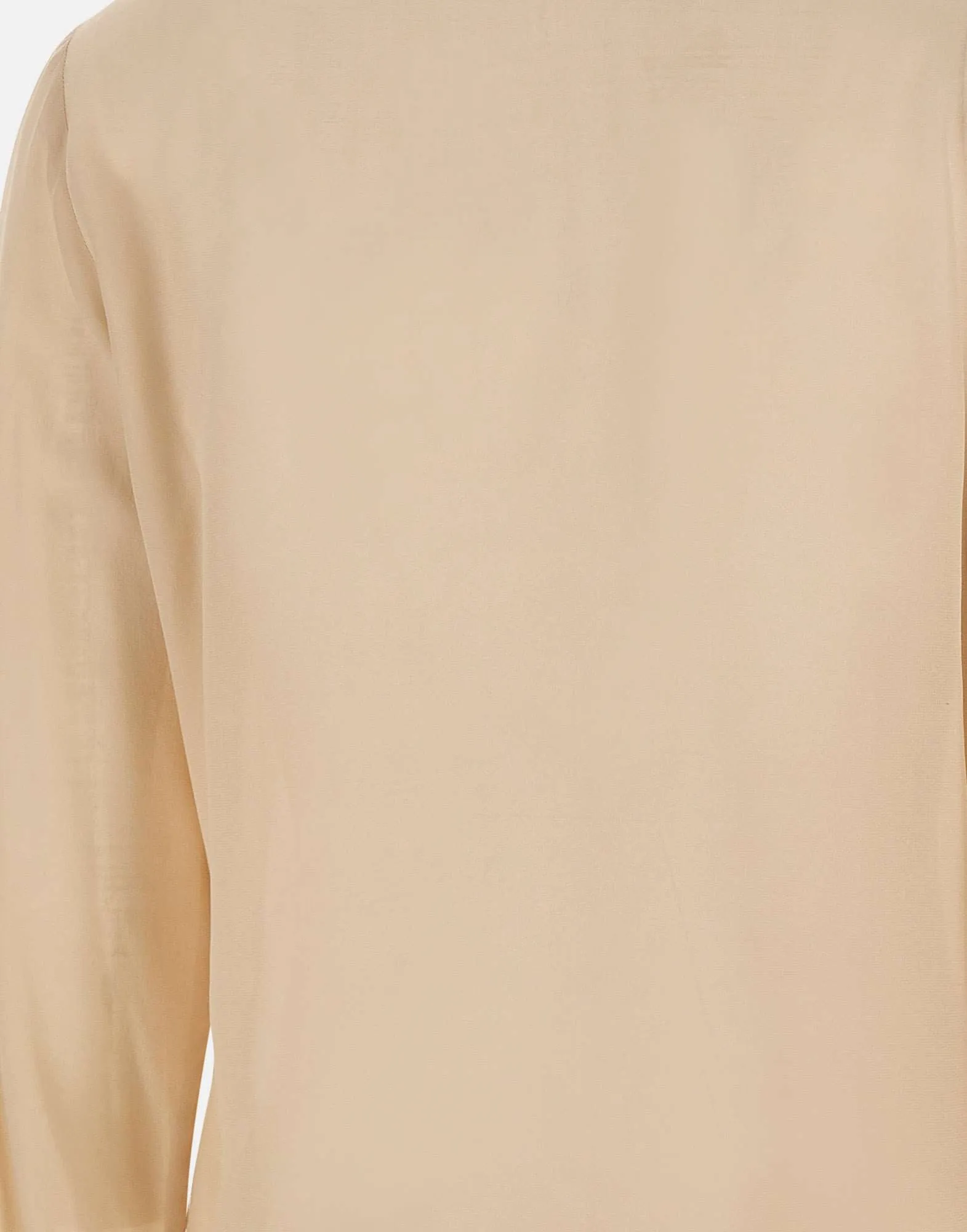 Silk Crepe De Chine Puff Shirt