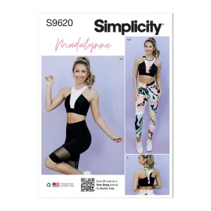 Simplicity Pattern S9620 Misses' Bra Leg Shorts