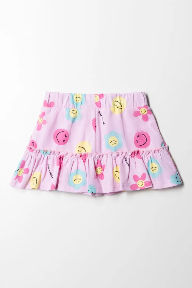 SmileyWorld Skorts Pink