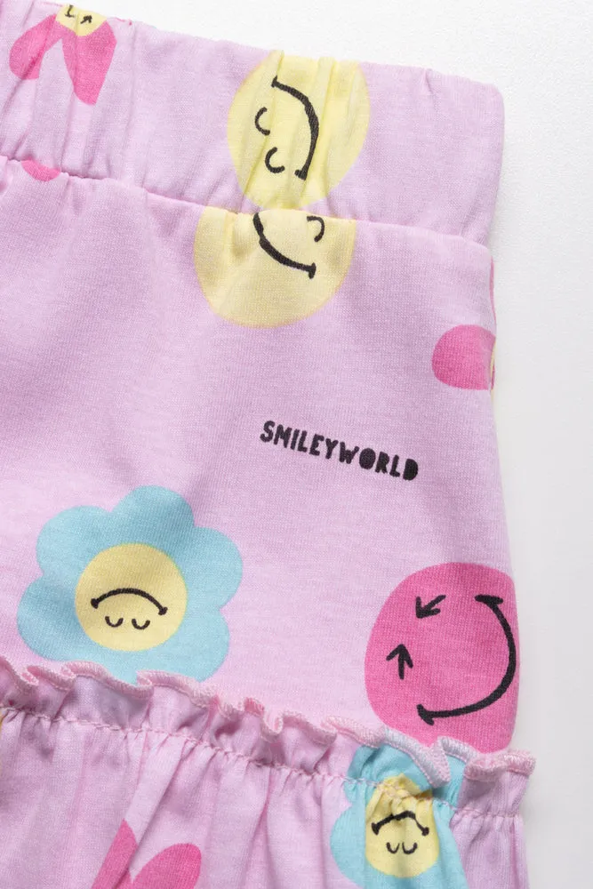 SmileyWorld Skorts Pink