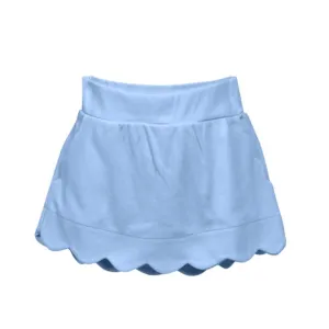 Sophie Scallop Skirt - Light Blue