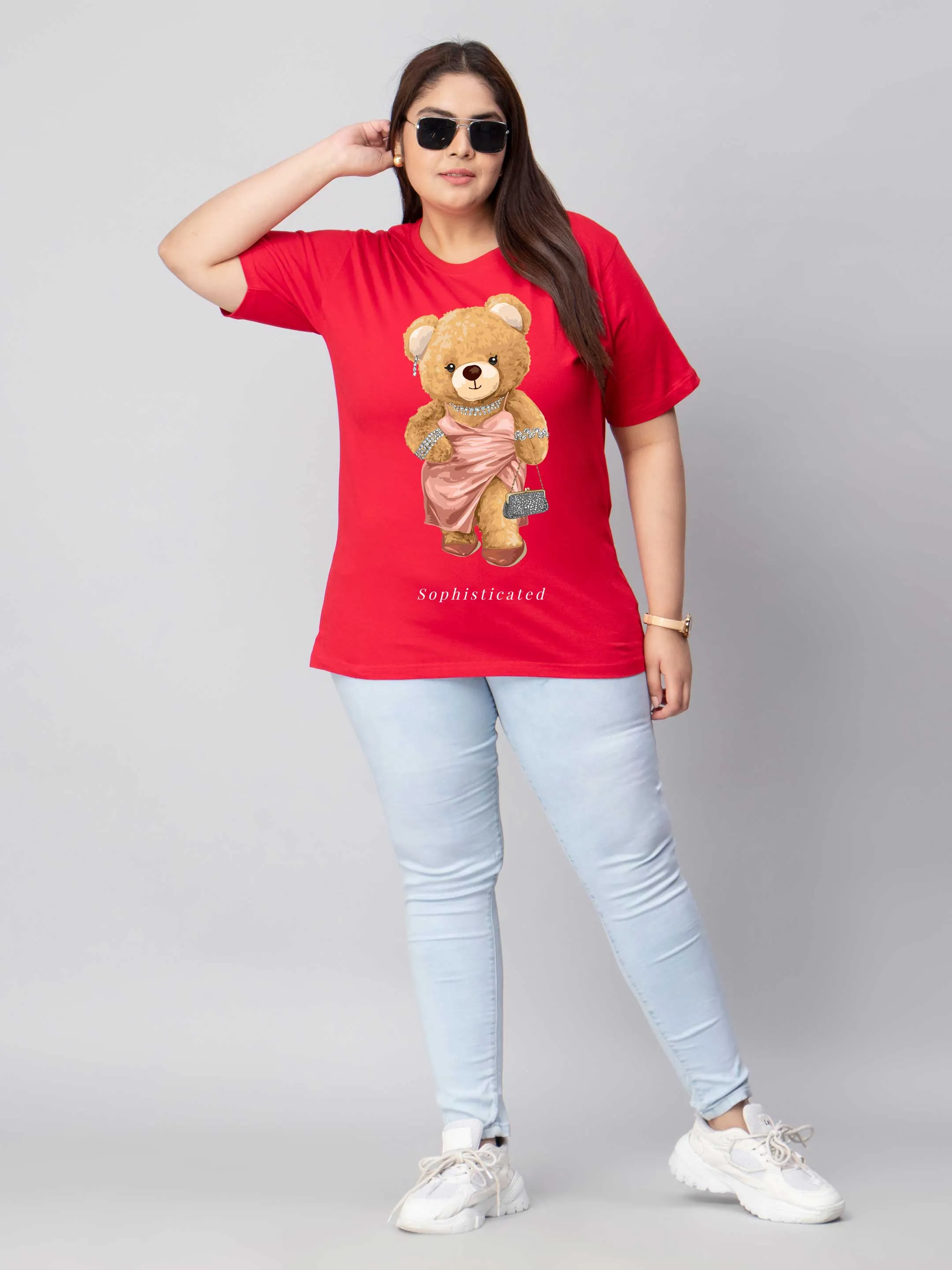 Sophisticated Bear Plus Size Women T-Shirt