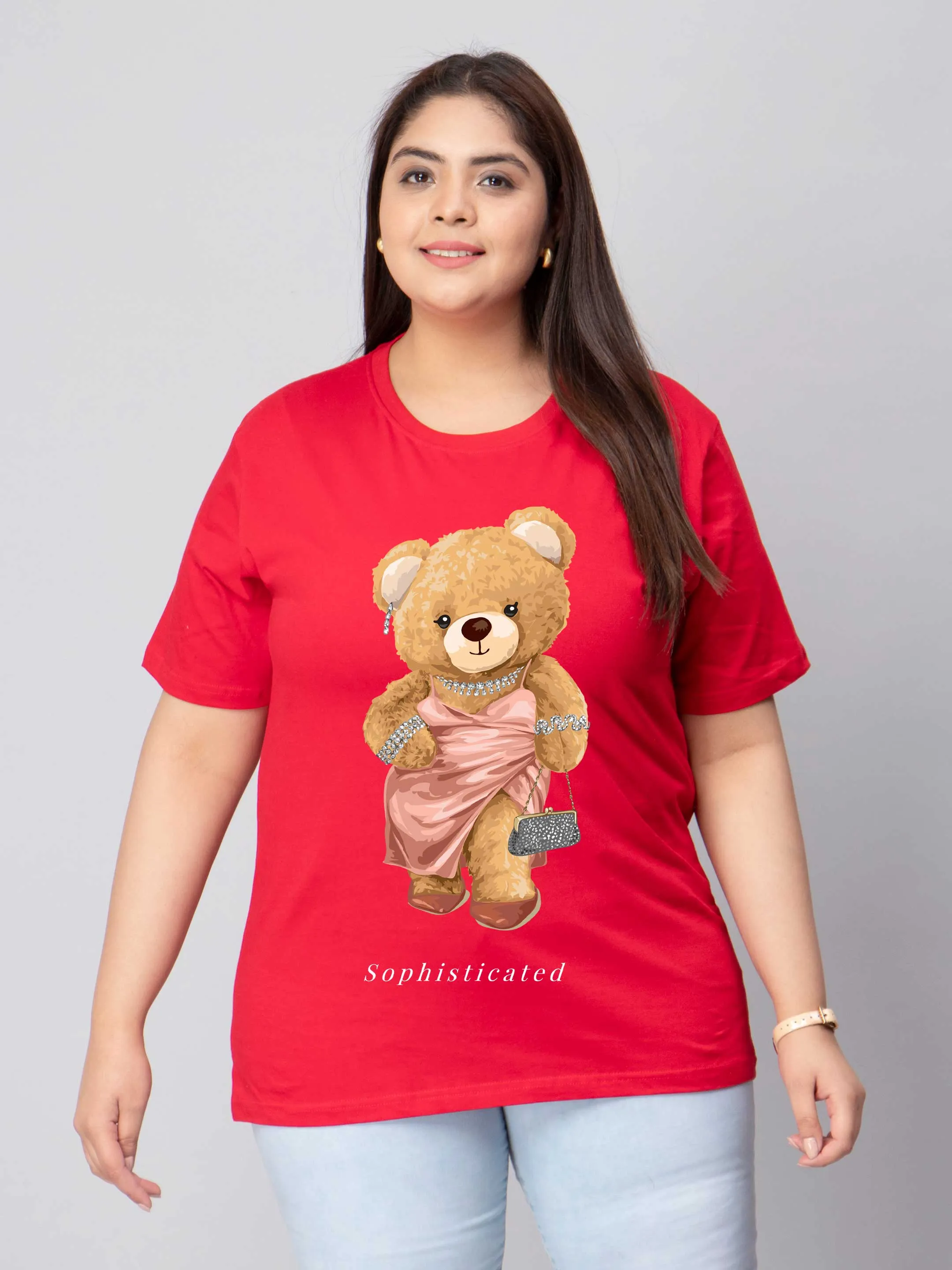 Sophisticated Bear Plus Size Women T-Shirt