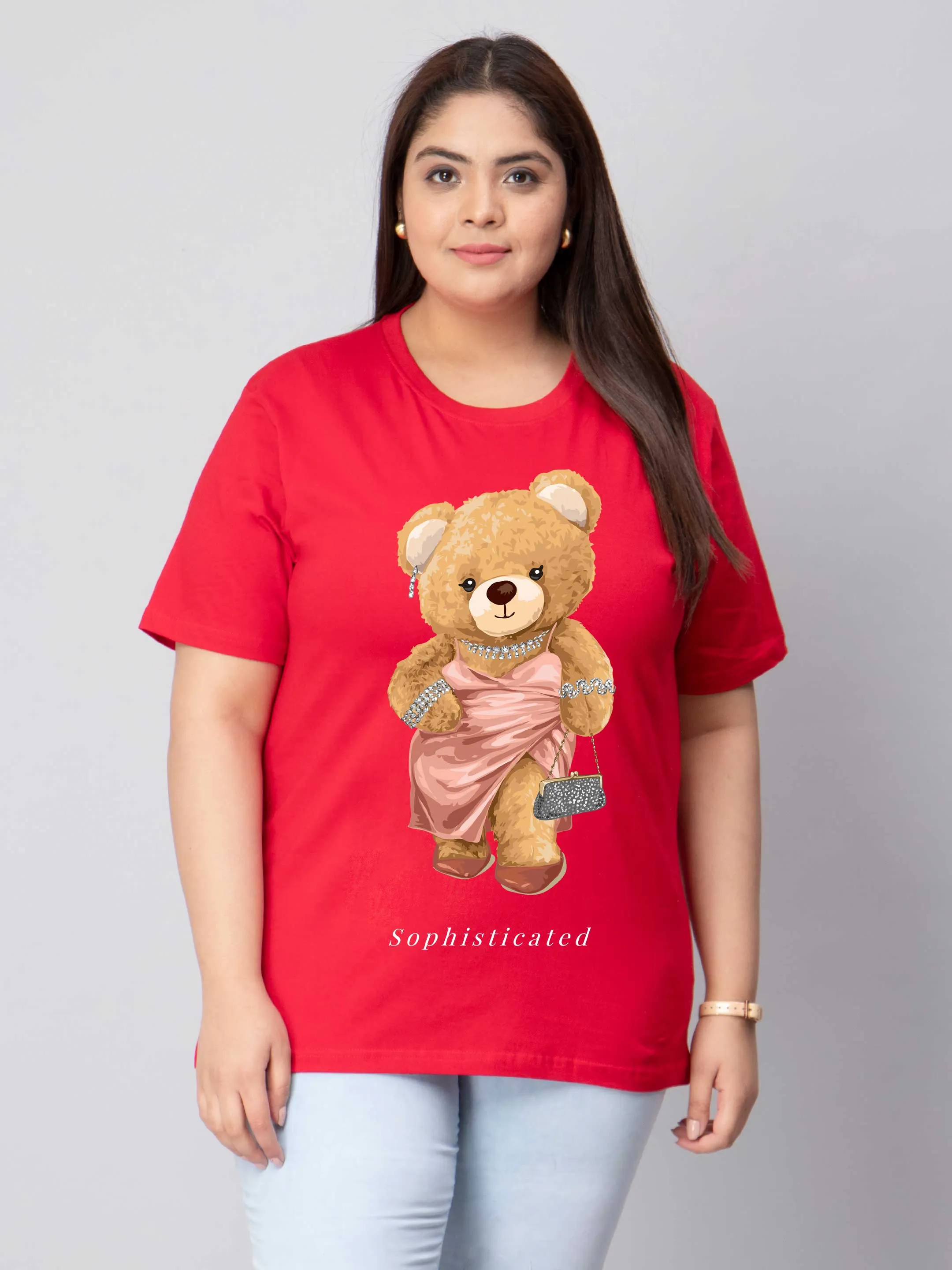 Sophisticated Bear Plus Size Women T-Shirt