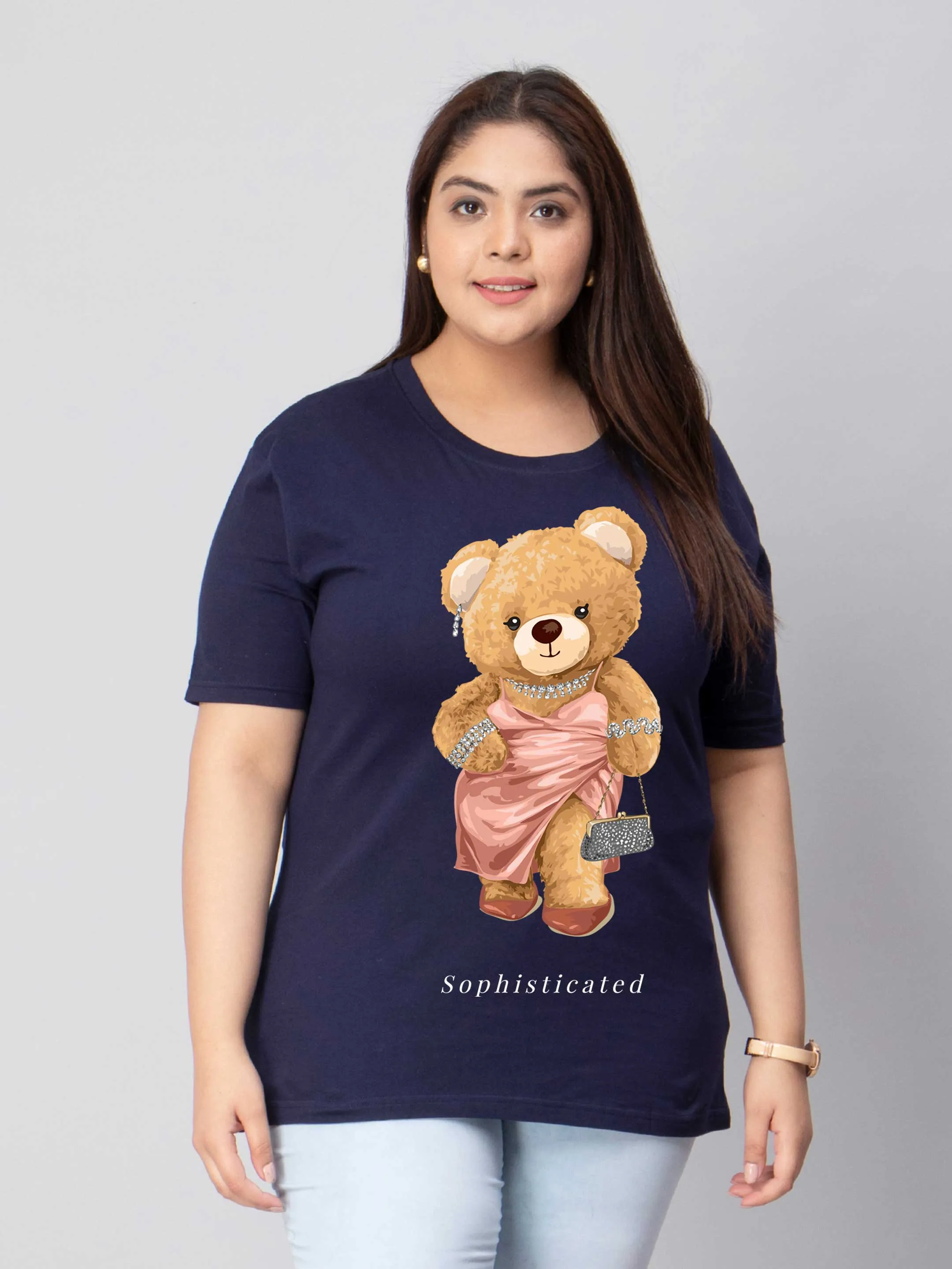 Sophisticated Bear Plus Size Women T-Shirt