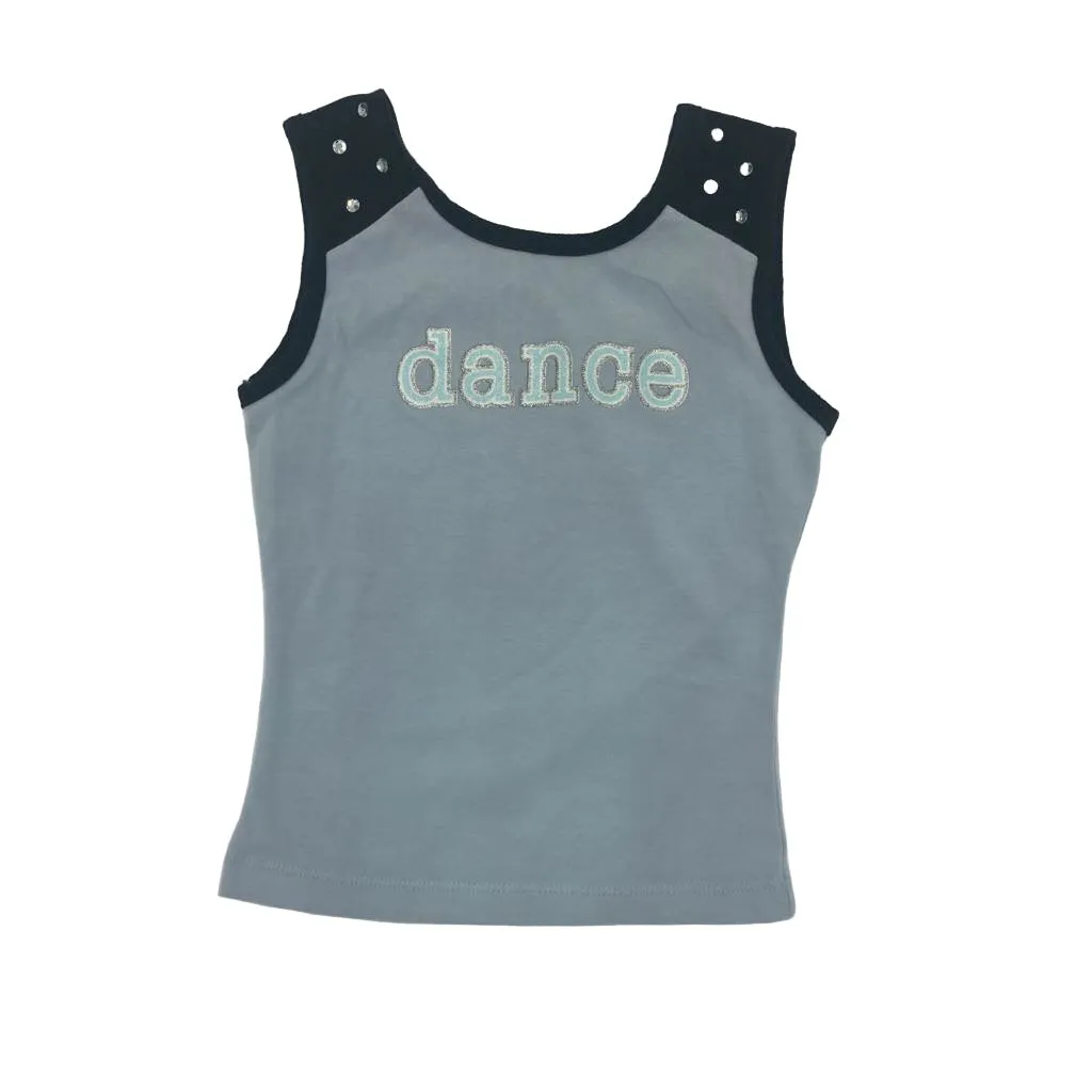 Tank Top / Dance w Large Rhinestones