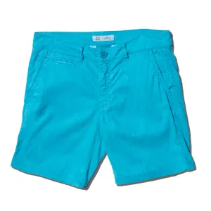 The Bruno Jacquard Shorts - Turquoise