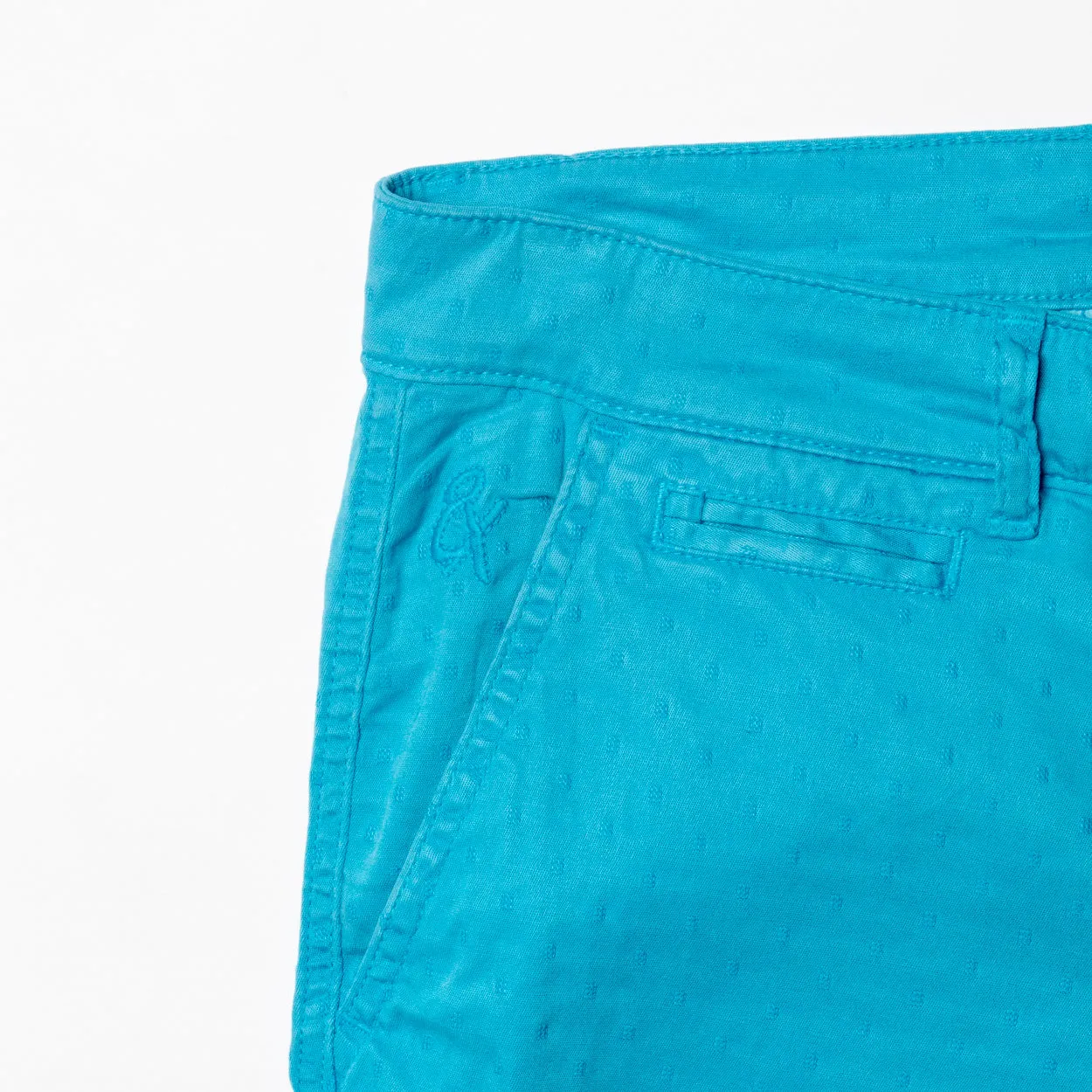 The Bruno Jacquard Shorts - Turquoise