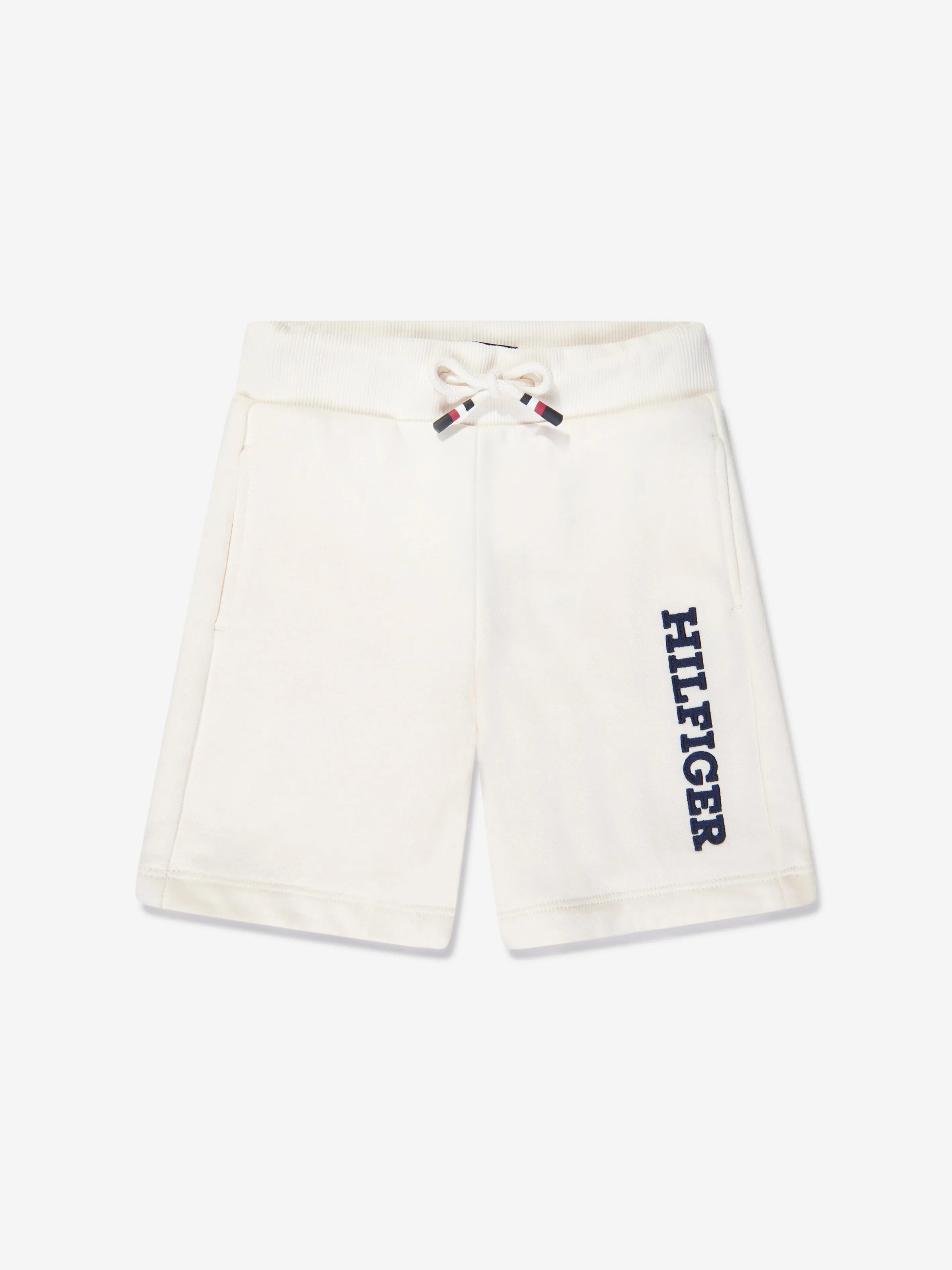 Tommy Hilfiger Boys Monotype Sweat Shorts in White