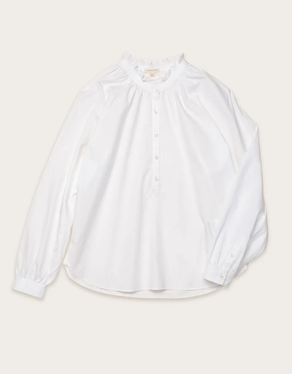 unsubscribed cotton ruffle blouse