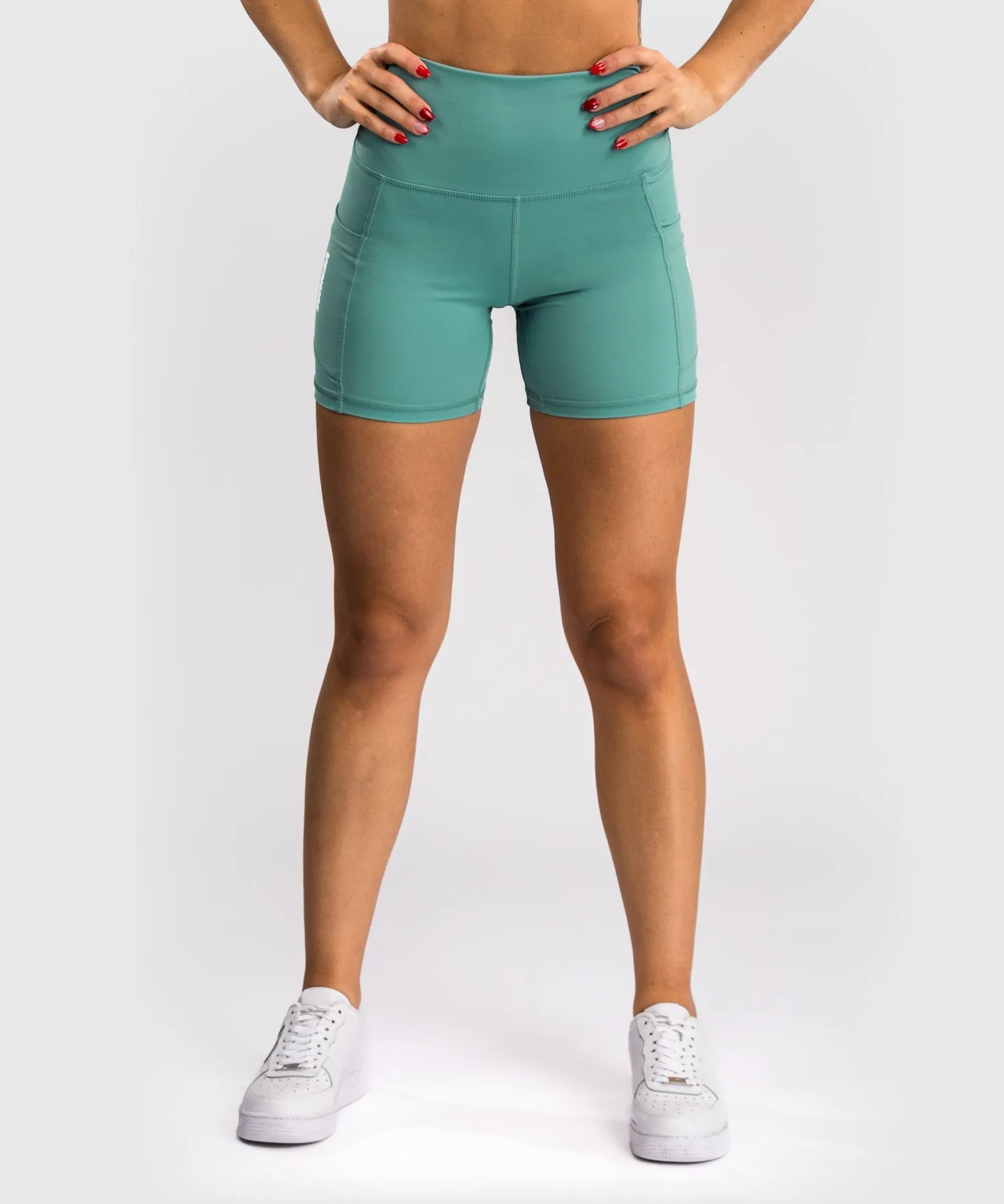 Venum Essential Women's Bike Shorts - Aqua Green