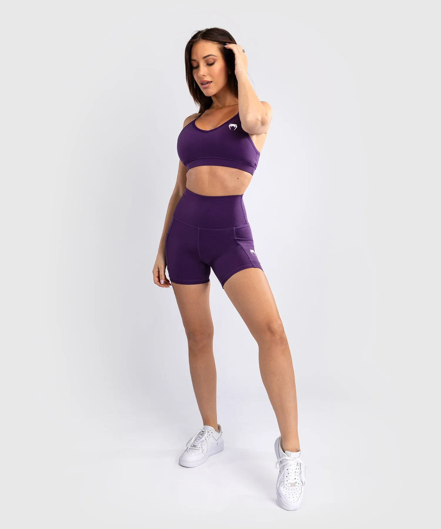 Venum Essential Women's Bike Shorts - Deep Purple