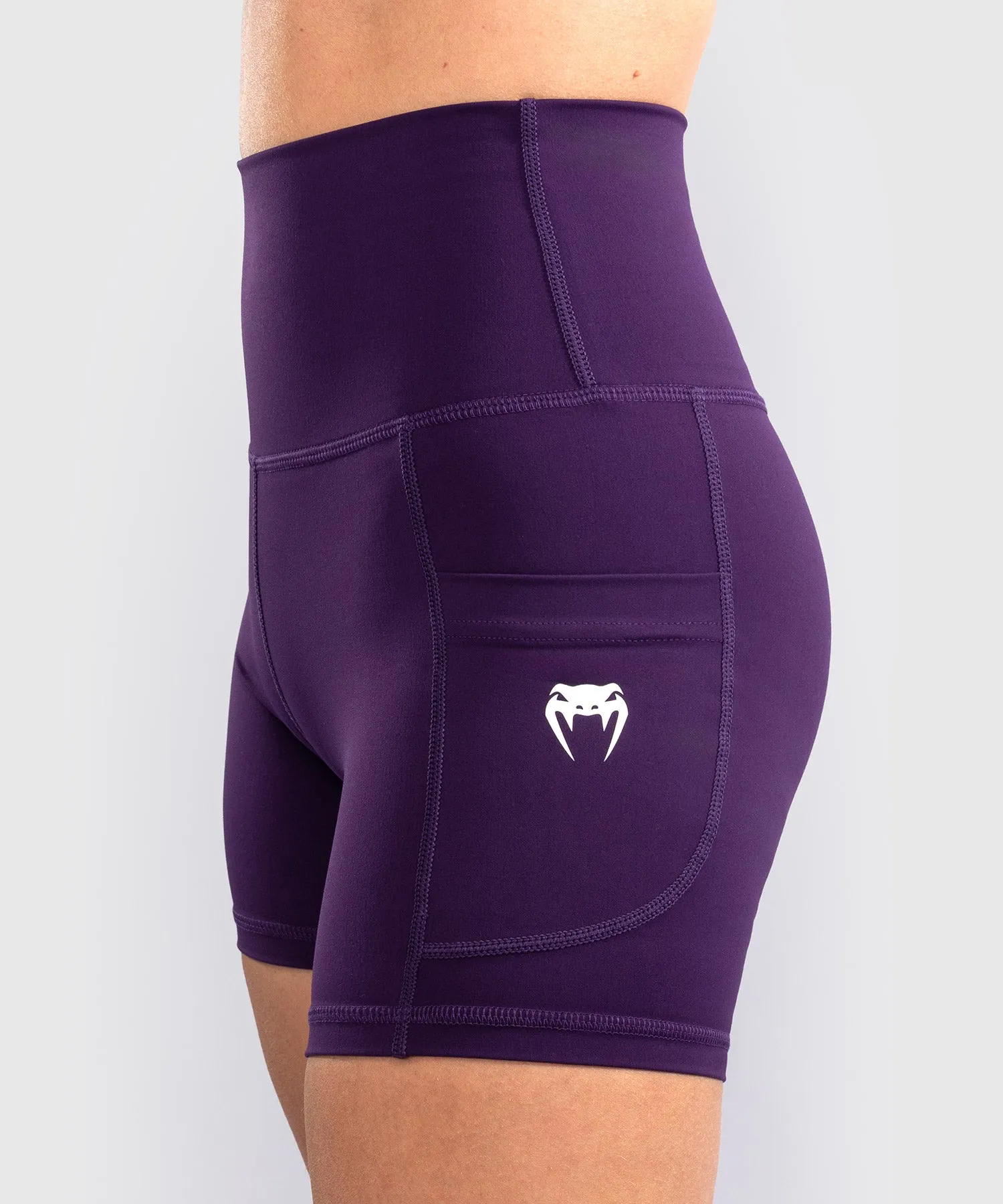 Venum Essential Women's Bike Shorts - Deep Purple