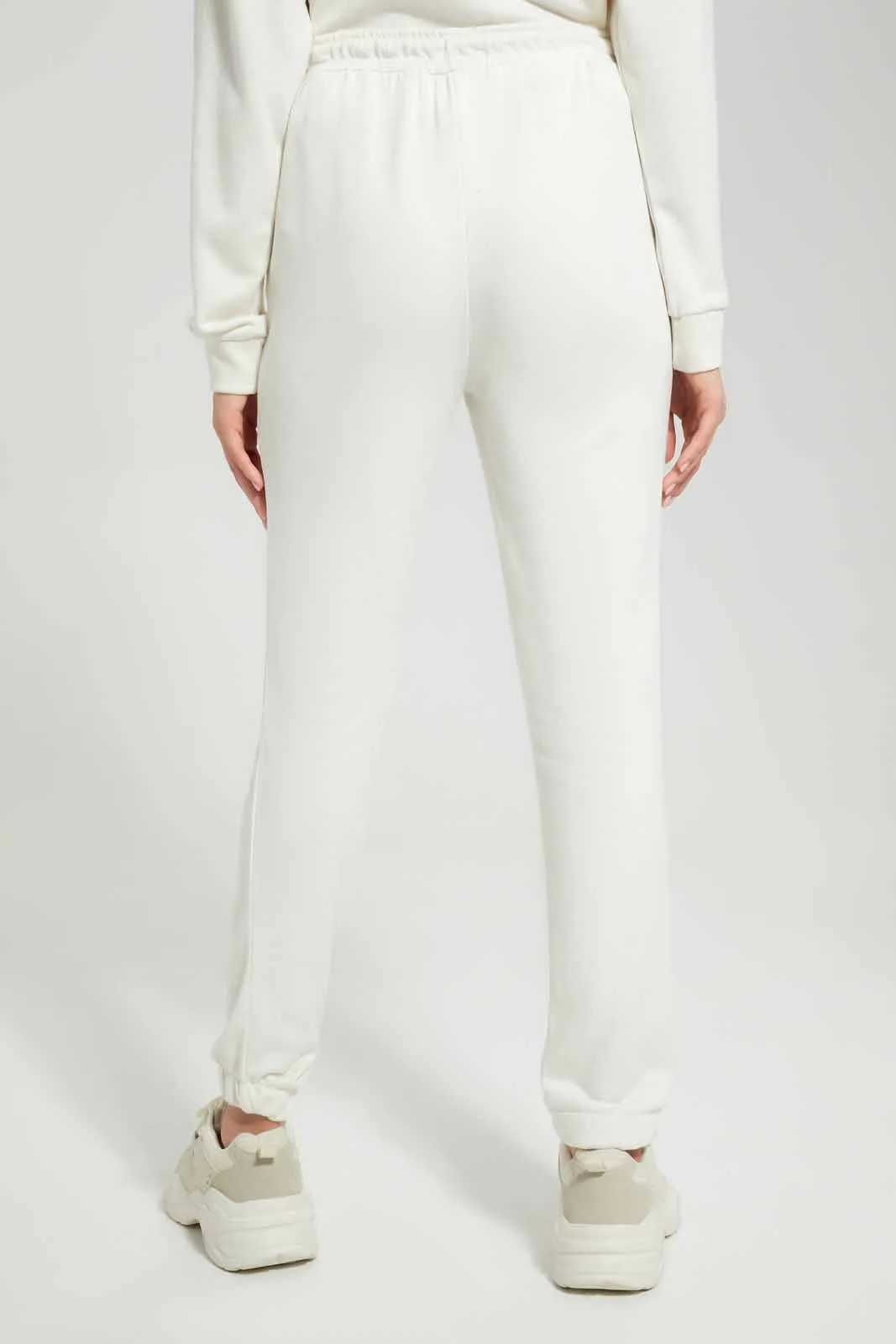 Women Ivory Active Pant