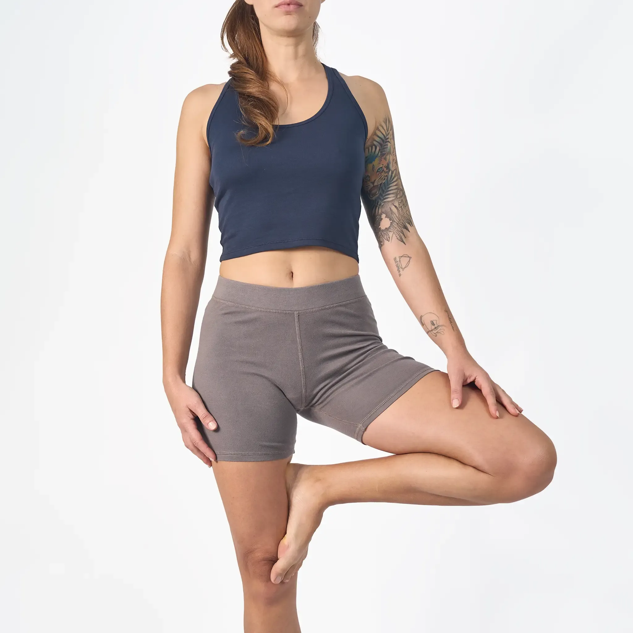 Women's Organic Pima Cotton Biker Shorts