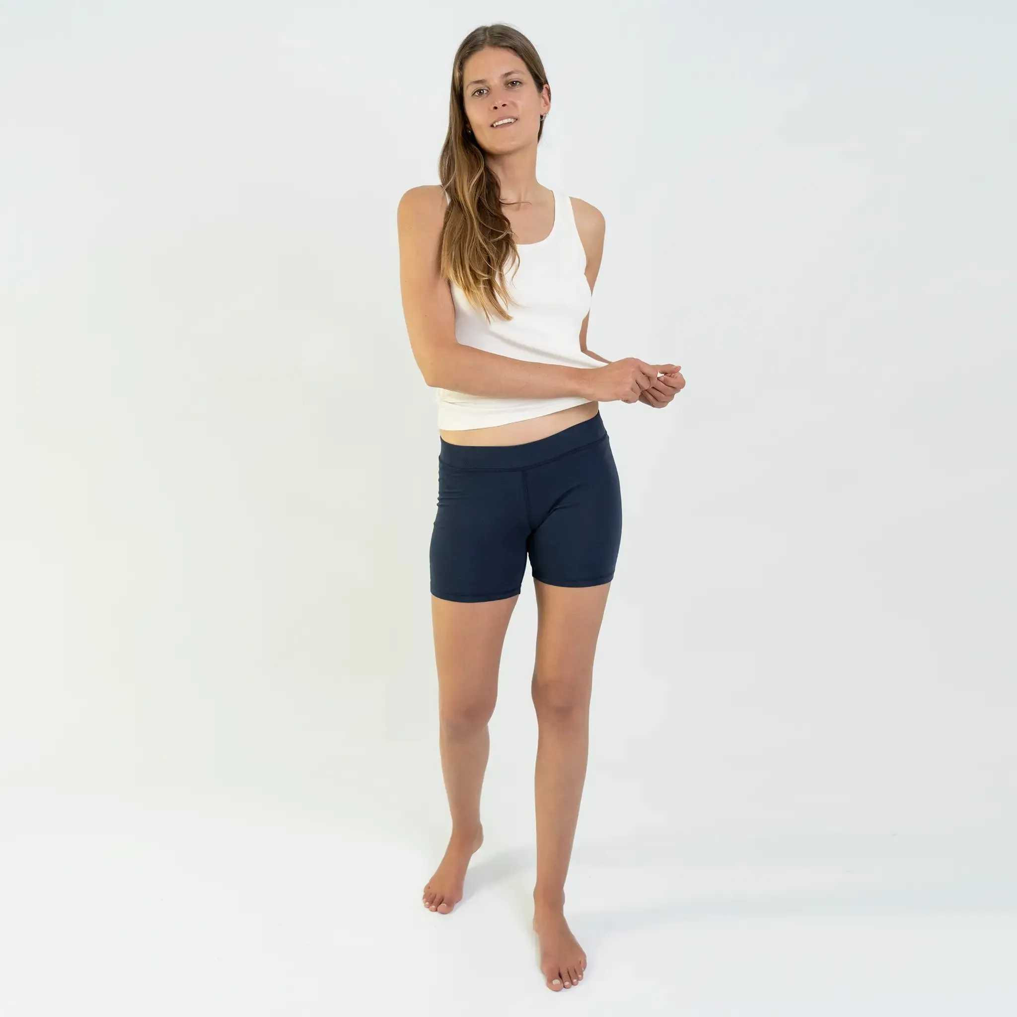 Women's Organic Pima Cotton Biker Shorts