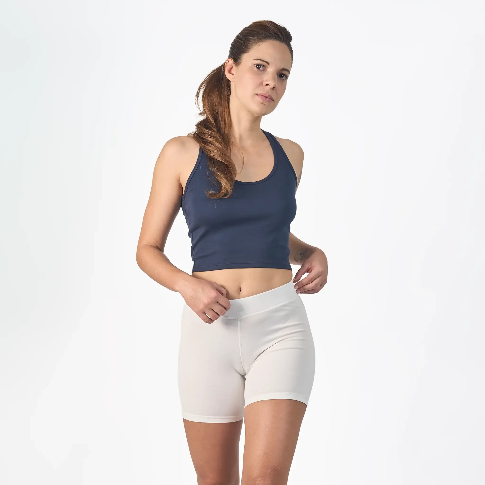 Women's Organic Pima Cotton Biker Shorts