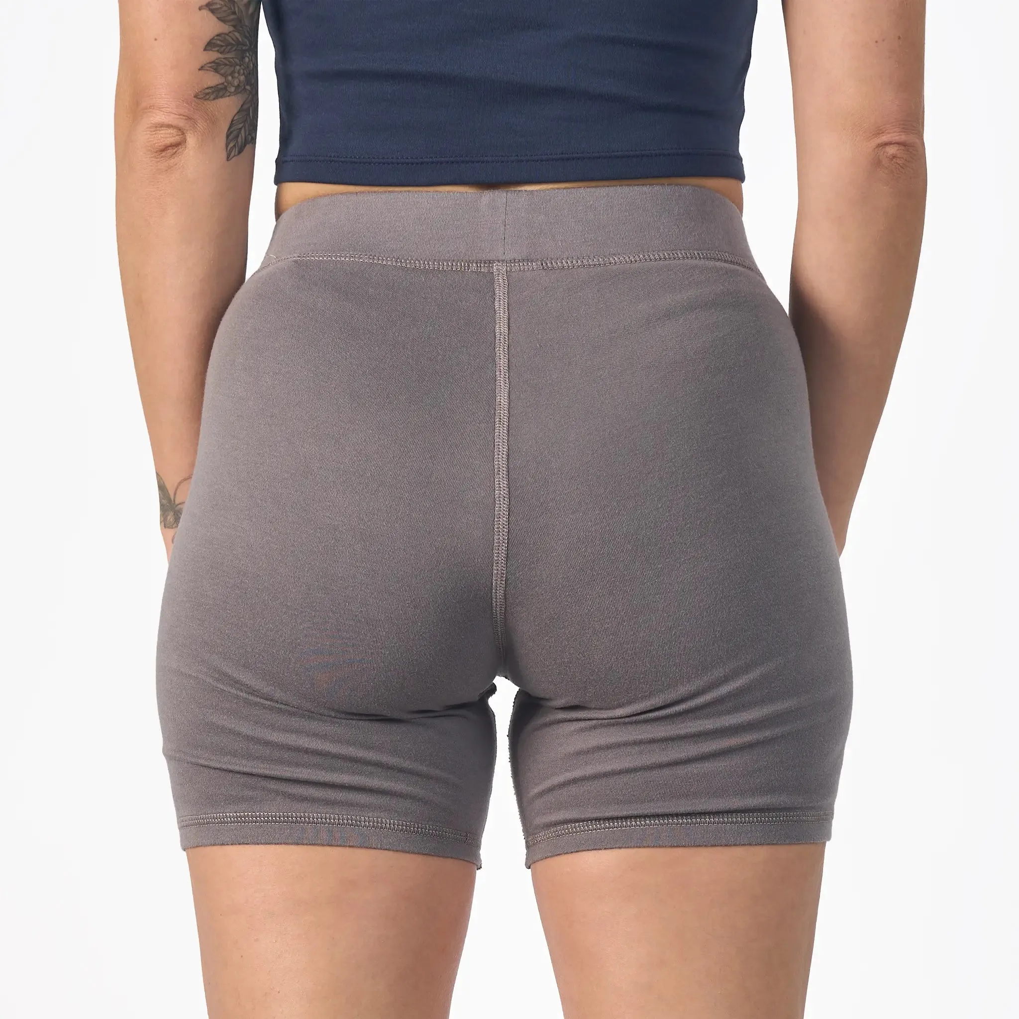 Women's Organic Pima Cotton Biker Shorts