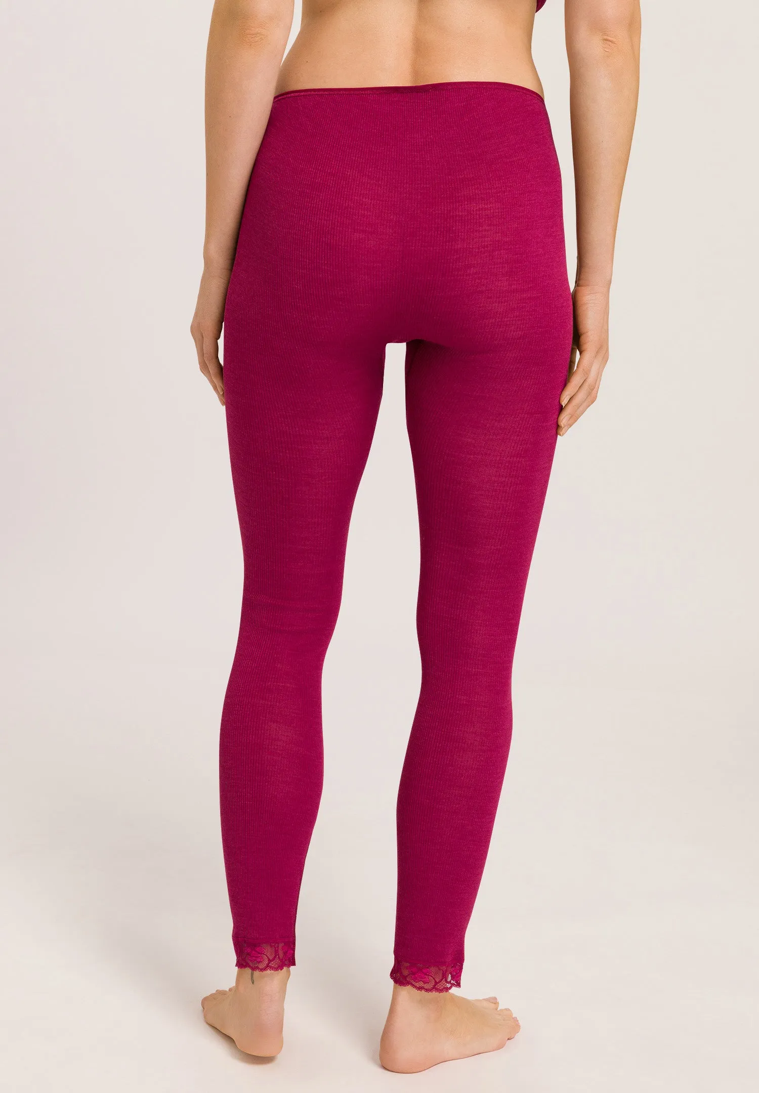 Woolen Lace Leggings | Intense Garnet 70969-2406