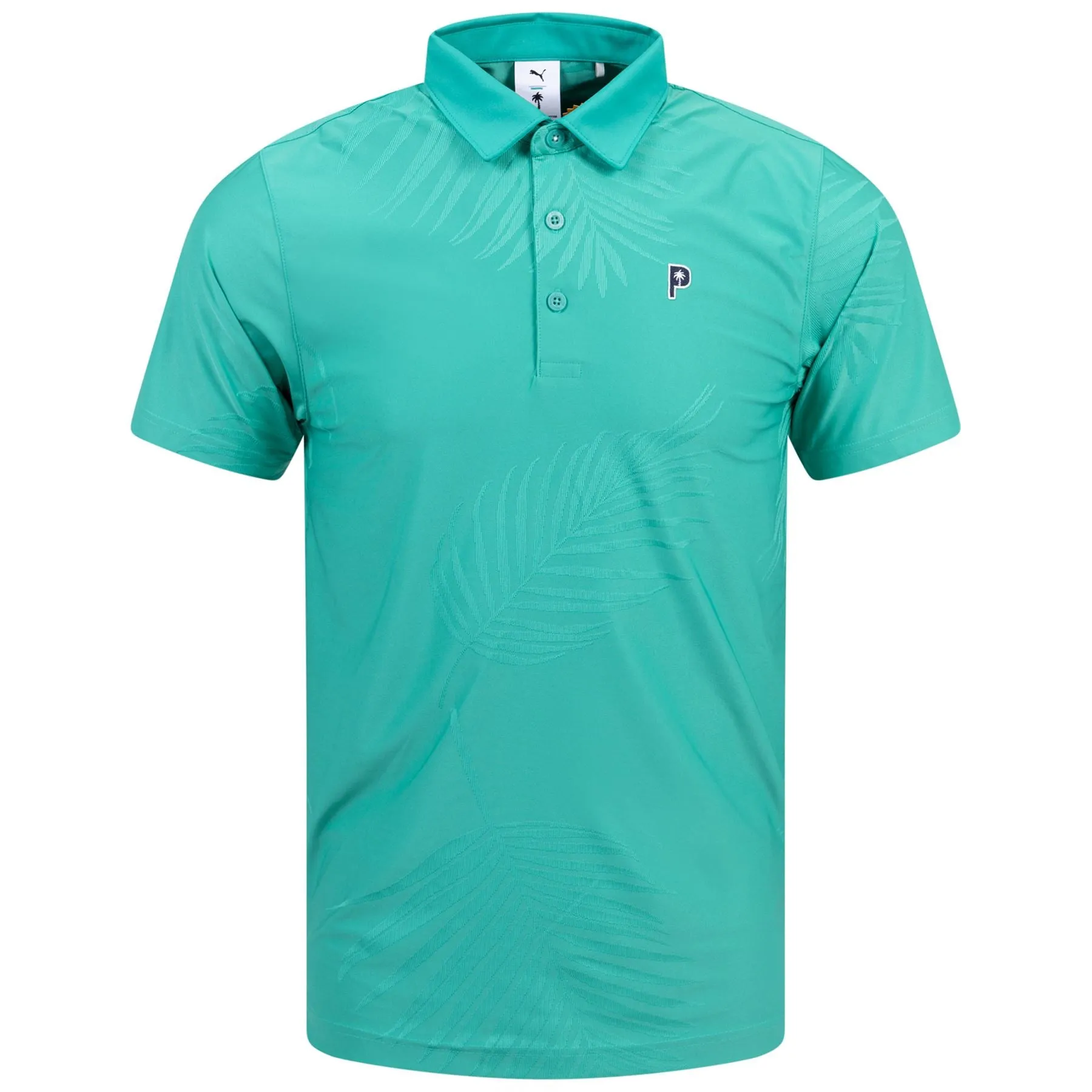 x PTC Jacquard Polo Sparkling Green - AW24